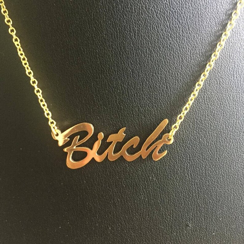 MATURE 16 /'B-tch/' necklace