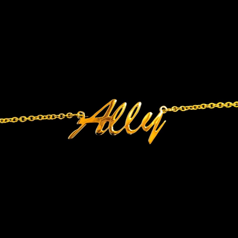 Ally name necklace clearance