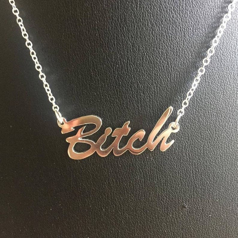 MATURE 16 /'B-tch/' necklace