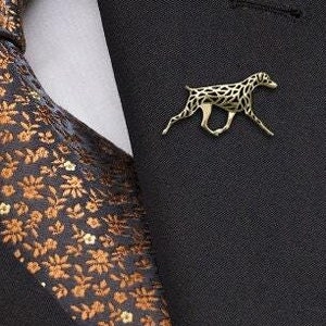 14k geelgouden Doberman broche cadeau voor hondenliefhebbers honden broche huisdier sieraden hond gedenkteken hond aandenken familie dierensieraden huisdier zeldzame hond verlies