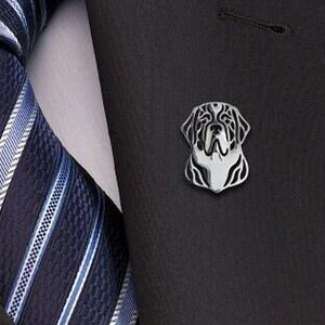 925 sterlingzilver Sint-bernard broche cadeau voor hondenliefhebbers honden broche huisdier sieraden hond gedenkteken hond aandenken hond verlies handgemaakte zeldzame huisdier