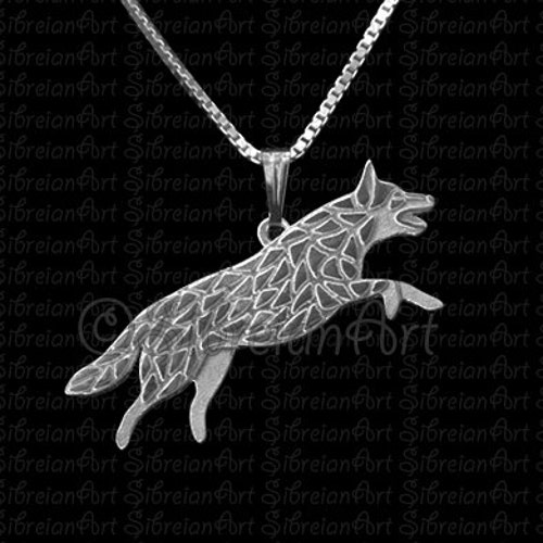 Australian Cattle Dog Necklace Engraving Pendant Sterling Etsy
