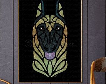 Belgian Malinois print