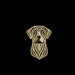 Rhodesian Ridgeback Brooch Solid Gold - Etsy
