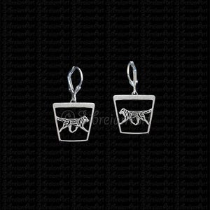 925 Sterling Silver Siberian Husky Earrings Gift For Dog Lovers Dog Earrings Pet Jewelry Dog Memorial Dog Keepsake Show Dog Handmade Pet