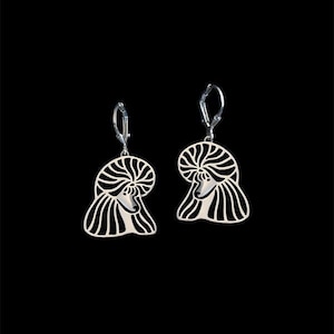 925 Sterling Silver Poodle Earrings Gift For Dog Lovers Dog Earrings Pet Jewelry Dog Memorial Dog Keepsake Dog Loss Personalized Gift Pet
