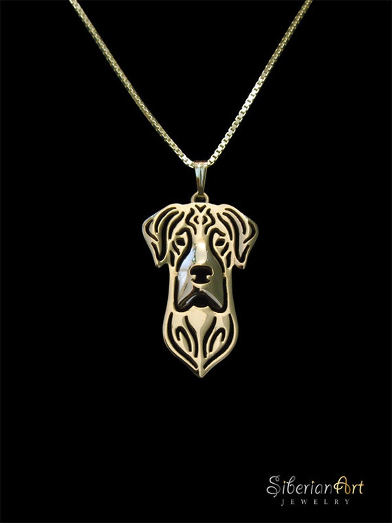 Great Dane Necklace Jewelry Sterling Silver Dog Pendant Personalized - Etsy