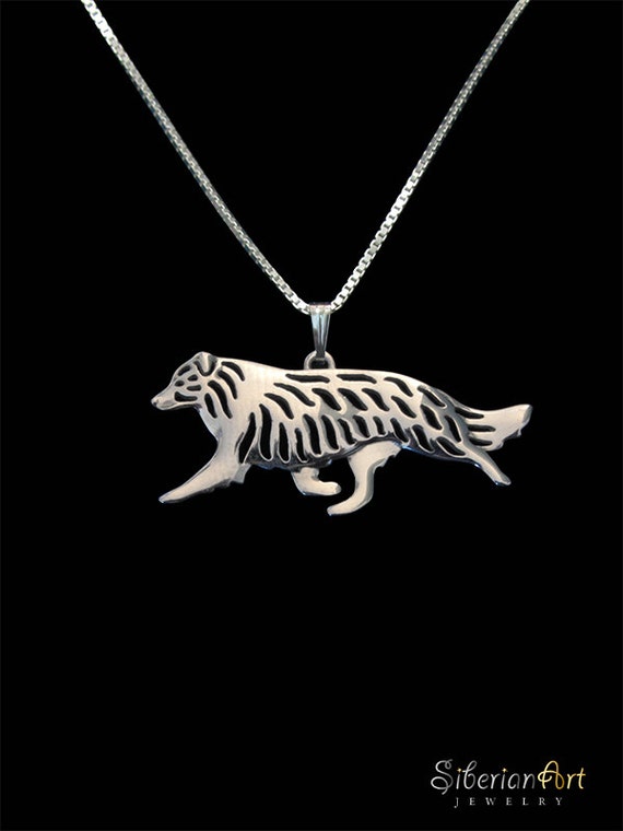 border collie pendant