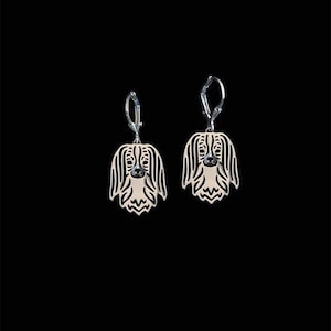 925 Sterling Silver Phalène Earrings Gift For Dog Lovers Dog Earrings Pet Jewelry Dog Memorial Dog Keepsake Dog Loss Pet Handmade Show Dog