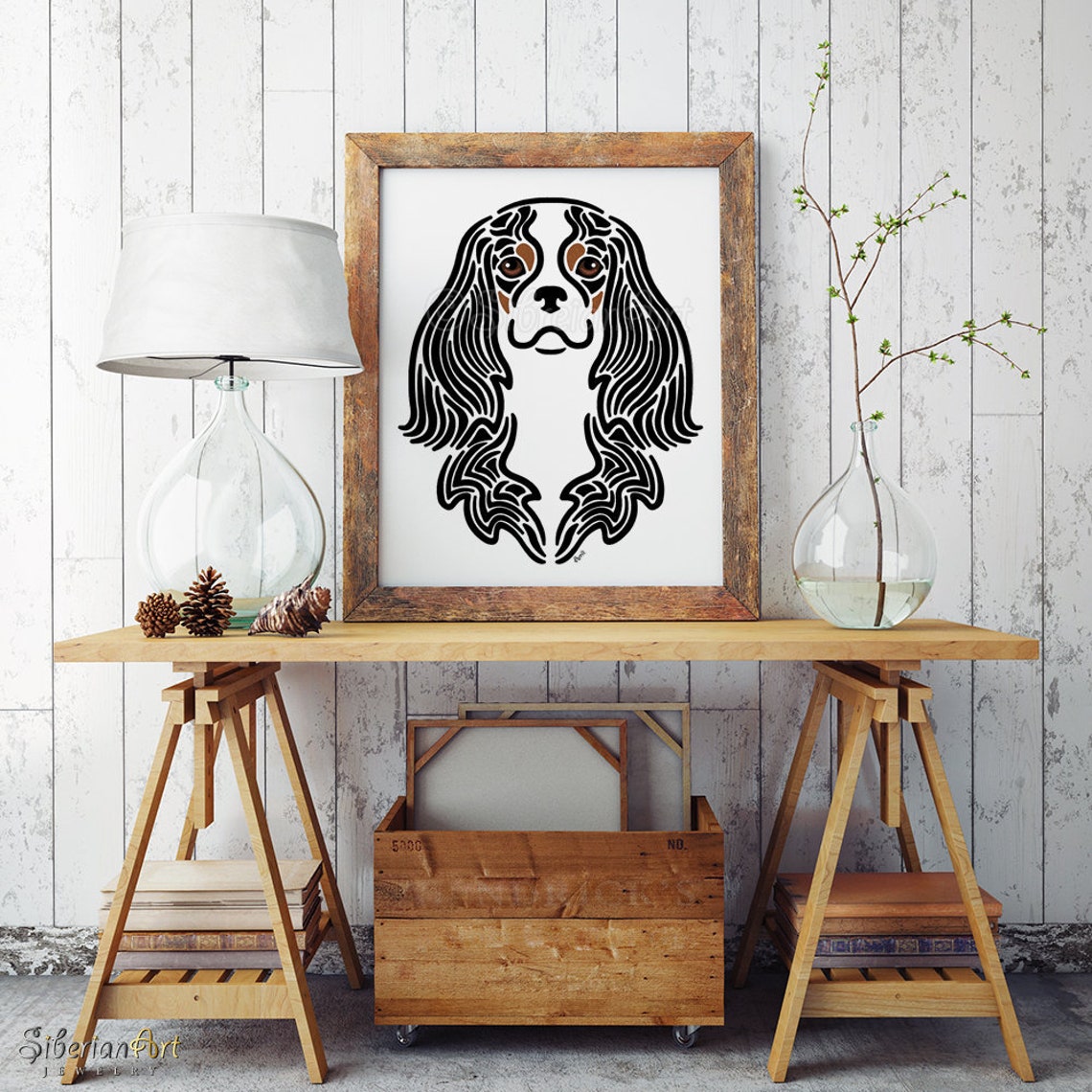 Cavalier King Charles Print | Etsy