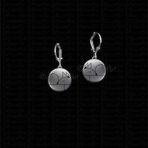 925 Sterling Silver Wild Fox Sleeping Red Fox Earrings Gift For Fox Lovers Fox Earrings Wild Animal Jewelry Wildlife Jewelry Handmade
