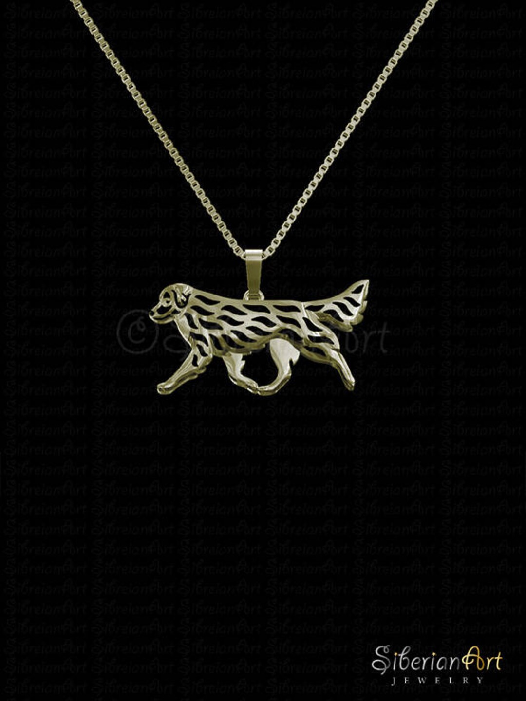 Nova Scotia Duck Tolling Retriever Jewelry Solid Gold Etsy