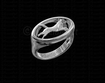 Belgian Malinois ring - sterling silver 925 - gift for dog lovers and owners - Pet Jewelry - best friend jewelry - unisex