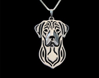 Labrador Retriever - sterling silver pendant and necklace