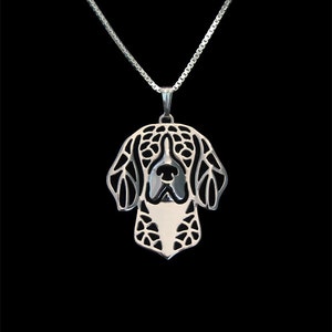 Beagle jewelry - sterling silver pendant and necklace