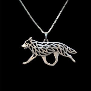 925 Sterling Silver Australian Cattle Necklace Gift For Dog Lovers Dog Necklace Pet Jewelry Dog Memorial Dog Keepsake Show Dog Handmade Pet