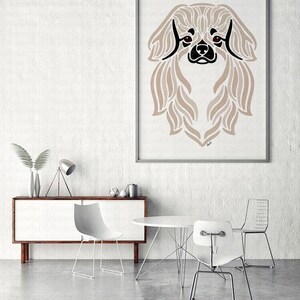 Tibetan Spaniel Print Gift For Dog Lovers Dog Print Pet Jewelry Dog Memorial Dog Keepsake Handmade Pet Rare Show Dog Dog Loss
