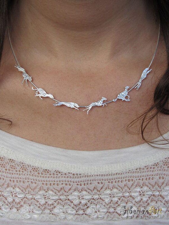 925 Sterling Silver Whippet Necklace Gift for Dog Lovers Dog Memorial Dog Keepsake Handmade Pet Rare Dog Necklace Pet Jewelry Etsy