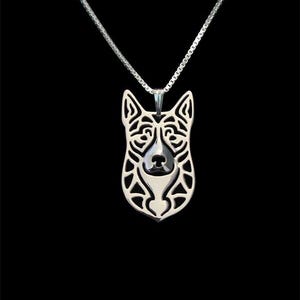 925 Sterling Silver Australian Cattle Necklace Gift For Dog Lovers Dog Necklace Pet Jewelry Dog Memorial Dog Keepsake Handmade Dog Loss Rare