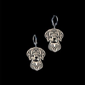 925 Sterling Silver Vizsla Earrings Gift For Dog Lovers Dog Earrings Pet Jewelry Dog Memorial Dog Keepsake Dog Loss Personalized Gift Pet