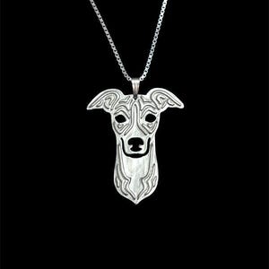 925 Sterling Silver Italian Greyhound Necklace Gift For Dog Lovers Dog Necklace Pet Jewelry Dog Memorial Dog Keepsake Handmade Pet Show Dog