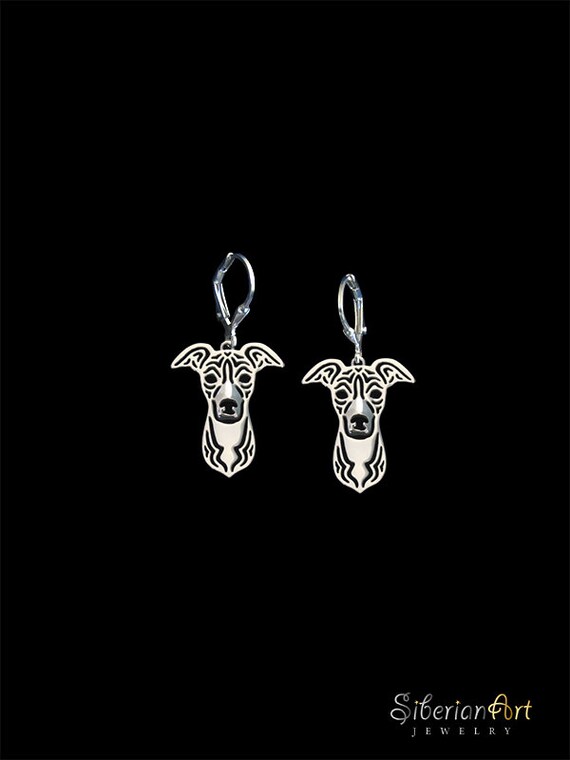 Greyhound earrings sale