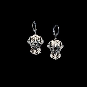 925 Sterling Silver Wirehaired Vizsla Earrings Gift For Dog Lovers Dog Earrings Pet Jewelry Dog Memorial Dog Keepsake Family Animal Jewelry
