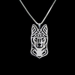 Alaskan Klee Kai jewelry - sterling silver pendant and necklace