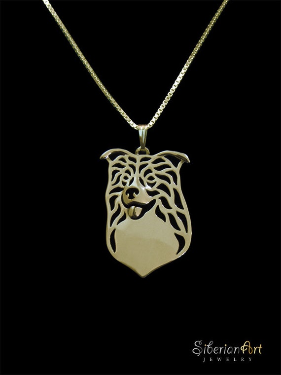 border collie necklace