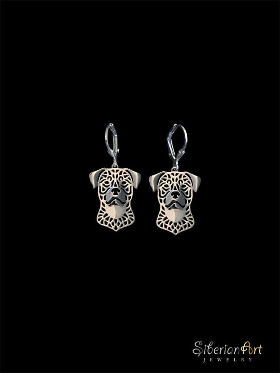 rottweiler earrings