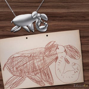 925 Sterling Silver Wild Elephant Elephant Necklace Gift For Elephant Lovers Elephant Necklace Wild Animal Jewelry Handmade Wildlife Jewelry