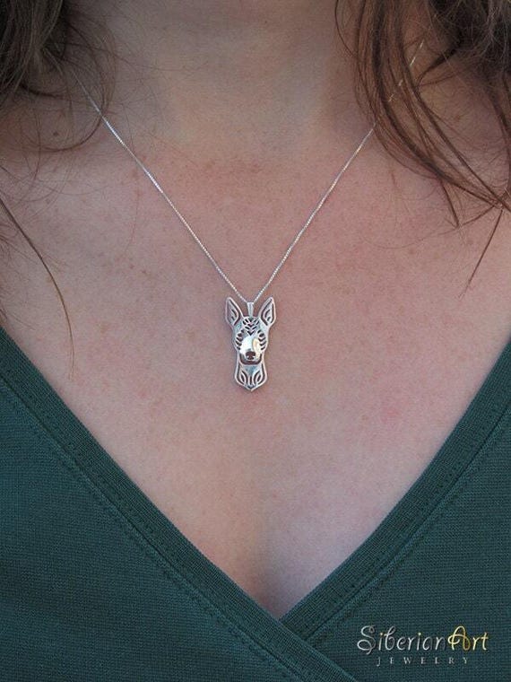 925 Sterling Silver Xoloitzcuintle Necklace Gift for Dog