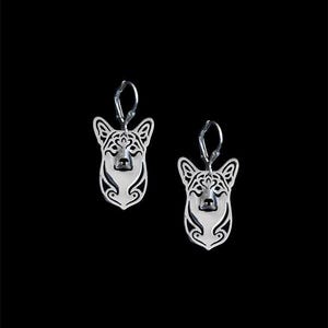 Sterling Silver Pembroke Welsh Corgi Earrings: Handmade Dog Lover Jewelry