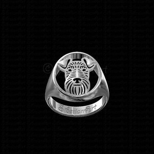 925 Sterling Silver Welsh Terrier Ring Gift For Dog Lovers Dog Ring Pet Jewelry Dog Memorial Dog Keepsake Handmade Pet Show Dog Rare