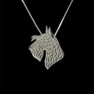 925 Sterling Silver Scottish Terrier Necklace Gift For Dog Lovers Dog Necklace Pet Jewelry Dog Memorial Dog Keepsake Dog Loss Pet Rare