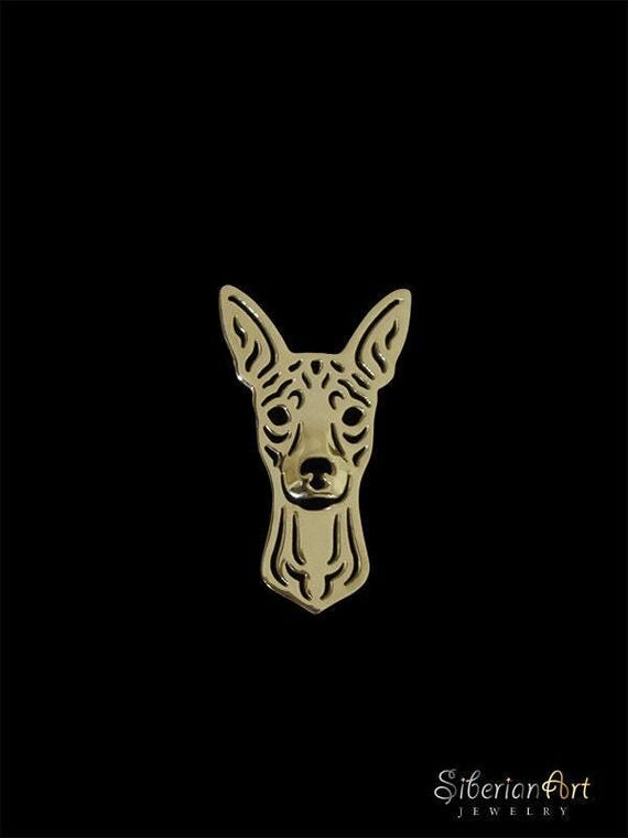 14k Gold Miniature Pinscher Brooch