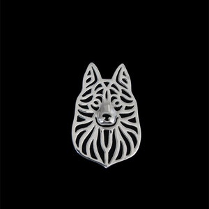 Schipperke brooch sterling silver. image 2