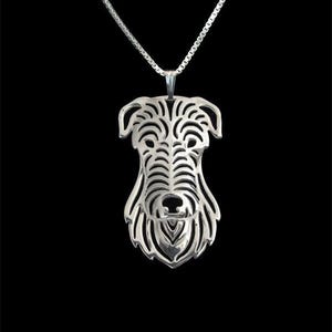 Collar de plata de ley 925 con diseño de perro escocés, regalo para amantes de los perros, collar para perros, joyas para mascotas, recuerdo conmemorativo para perros, pérdida de perros, mascota rara