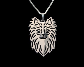 Long-Coat Chihuahua - sterling silver