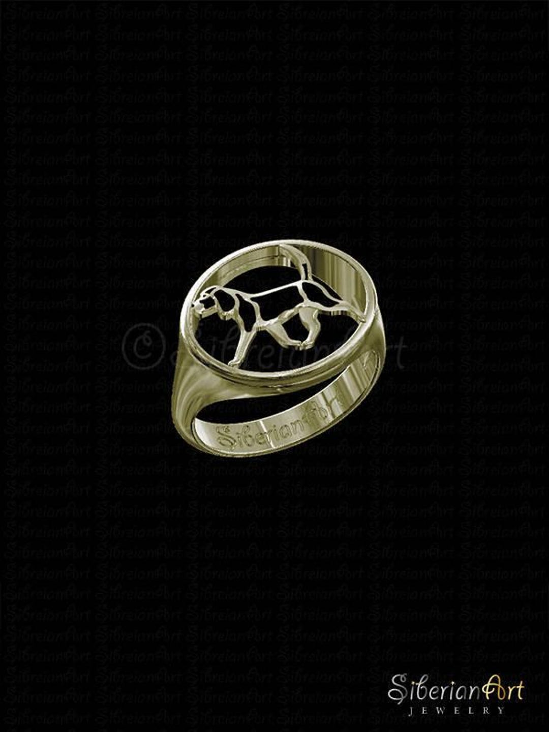 祝開店！大放出セール開催中 ゴールド イエロー 14K ビーグル 犬好きの方へのギフト リング アクセサリー