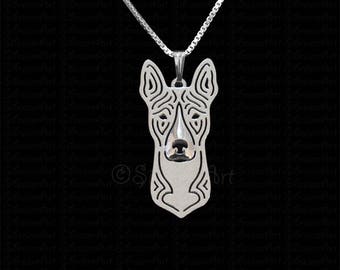 Basenji - sterling silver pendant and necklace