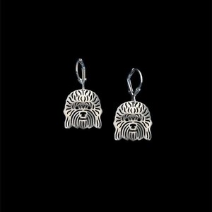 925 Sterling Silver Dandie Dinmont Terrier Earrings Gift For Dog Lovers Dog Earrings Pet Jewelry Dog Memorial Dog Keepsake Handmade Dog Loss