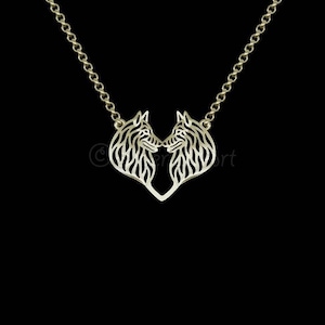 14k Yellow Gold Belgian Tervuren Necklace Gift For Dog Lovers Dog Necklace Pet Jewelry Dog Memorial Dog Keepsake Handmade Pet Show Dog Rare