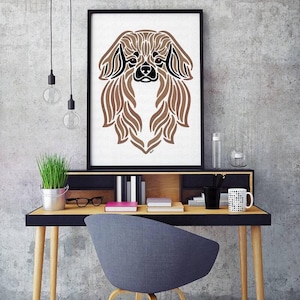 Tibetan Spaniel Print Gift For Dog Lovers Dog Print Pet Jewelry Dog Memorial Dog Keepsake Handmade Rare Show Dog Pet Personalized Gift