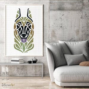 Belgian Malinois Print Gift For Dog Lovers Dog Print Pet Jewelry Dog Memorial Dog Keepsake Family Animal Jewelry Dog Loss Handmade Show Dog