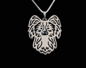 Papillon - sterling silver pendant and necklace