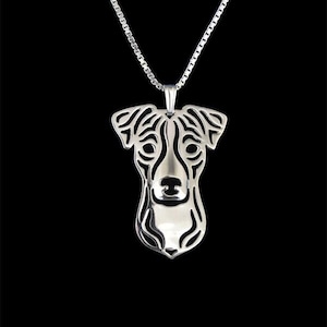 925 Sterling Silver Jack Russell Terrier Necklace Gift For Dog Lovers Dog Necklace Pet Jewelry Dog Memorial Dog Keepsake Handmade Rare Pet