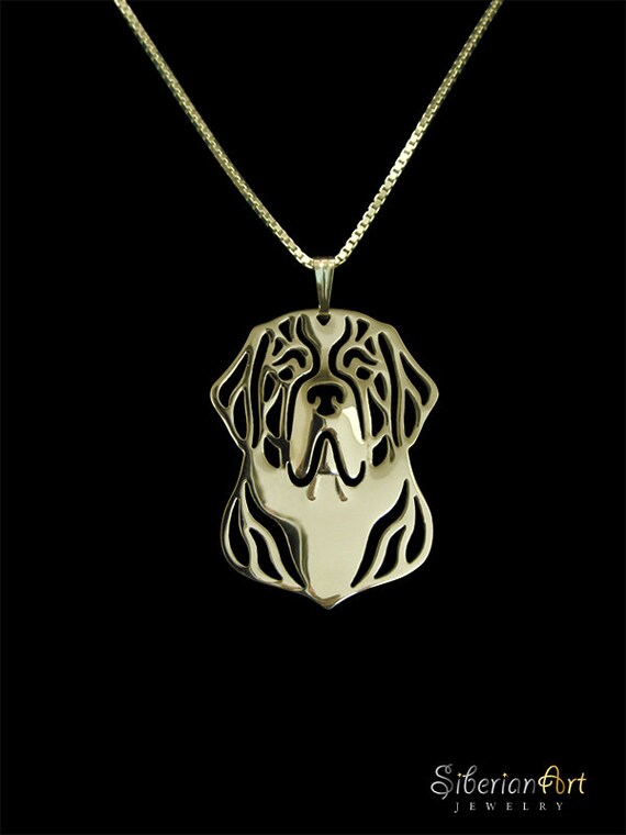 Saint Bernard Pendant Necklace or Keychain Choose Coin