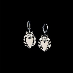 925 Sterling Silver Pet Cat Norwegian Forest Cat Earrings Gift For Cat Lovers Cat Earrings Pet Jewelry Cat Memorial Cat Keepsake Handmade