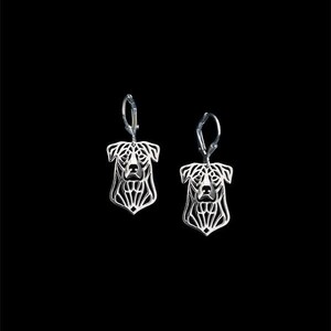 925 Sterling Silver Beauceron Earrings Gift For Dog Lovers Dog Earrings Pet Jewelry Dog Memorial Dog Keepsake Show Dog Rare Handmade Pet